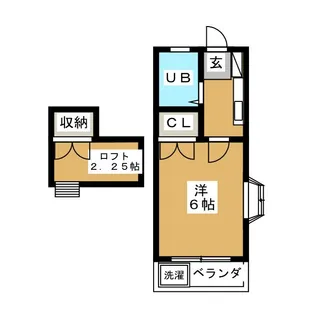 メゾン・ド・アミ【2階】の間取り