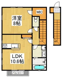 サウスソシア【2階】の間取り
