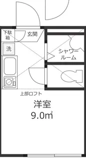 ディアマンテ平井【1階】の間取り