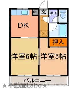 徳島県板野郡藍住町徳命字前須東【アパート】の間取り