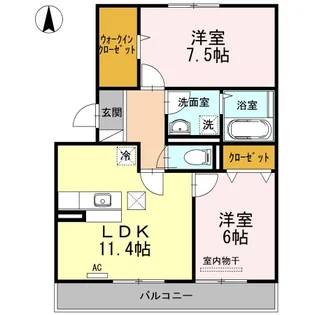 RUPOSE III【3階】の間取り