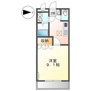 ヴェルジュール御着【1階】の間取り