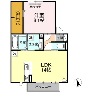 シャルマン【2階】の間取り