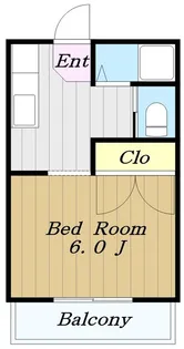 吉木コーポ【2階】の間取り