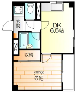 キャロル日吉【1階】の間取り