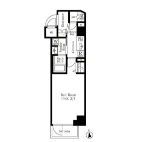 CREATIF文京江戸川橋【6階】の間取り