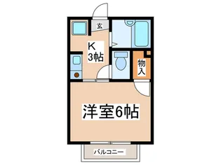 ファジール紫【1階】の間取り