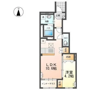 ピノ リブロ【1階】の間取り