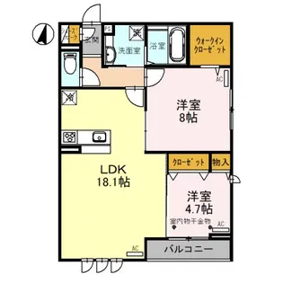 エミネンス【3階】の間取り