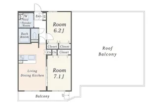 CITY PRIMEひばりが丘【4階】の間取り