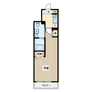 ラウレア生麦【2階】の間取り