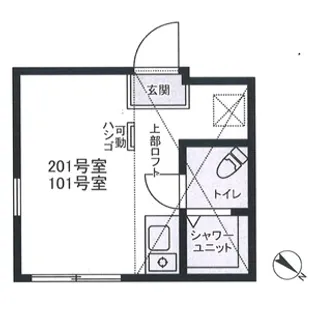 マーサプティ上星川【2階】の間取り