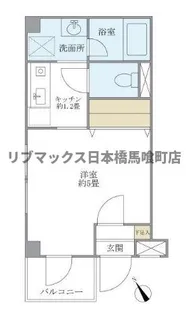 キバサンフラット【1階】の間取り