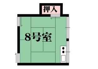 オリエントアパート長橋【2階】の間取り