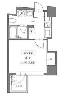 ヴィラマール五橋【4階】の間取り
