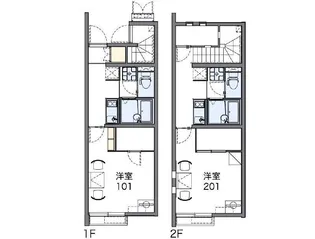 レオネクスト日吉原I【1階】の間取り