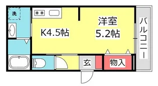 VILLE 羽衣【1階】の間取り