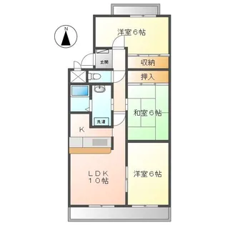 サウンズヒル【1階】の間取り