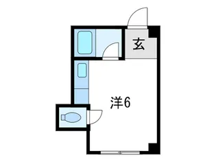 メゾンコー谷町【5階】の間取り