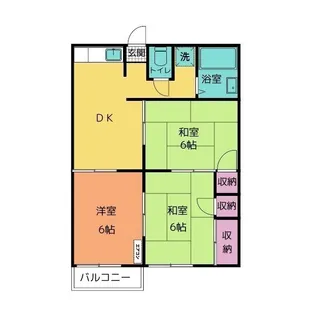 コーポ後藤 B【2階】の間取り
