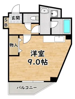 パークハウスヒノ【3階】の間取り