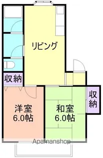 ファンシェット神前【2階】の間取り