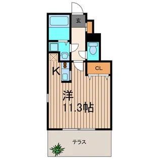 MKキャッスル【1階】の間取り