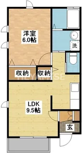 アンジュールB【2階】の間取り