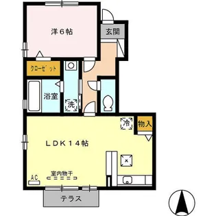 エントピア A棟【1階】の間取り
