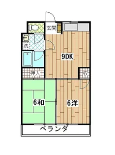 チエコビル【2階】の間取り