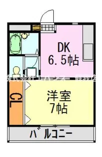 ラインヴィラ今井【1階】の間取り