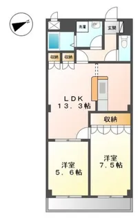 SAKURA【2階】の間取り