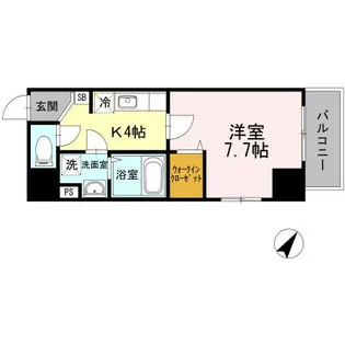 YSC横浜ビル【4階】の間取り