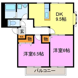パナホーム中川【2階】の間取り
