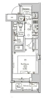 BPRレジデンス神田富山町【4階】の間取り