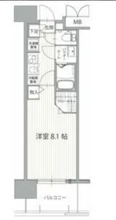 パルティール千種アネックス【4階】の間取り