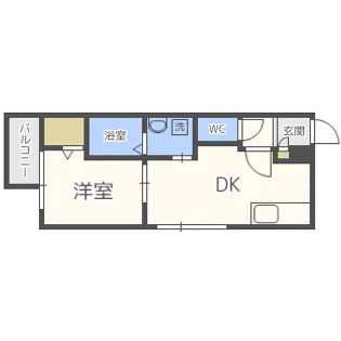 メイフェア【4階】の間取り