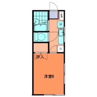 プチハイム丘【2階】の間取り