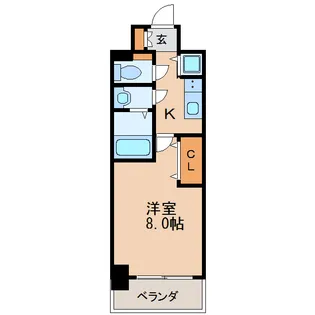 プレサンス新栄町ギャラント【10階】の間取り