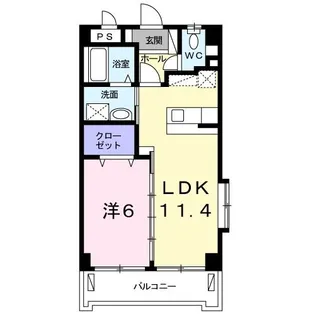 サニーテラス【2階】の間取り