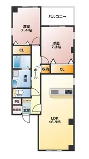 幟立ビル【2階】の間取り