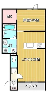 プリマ桂木B【2階】の間取り