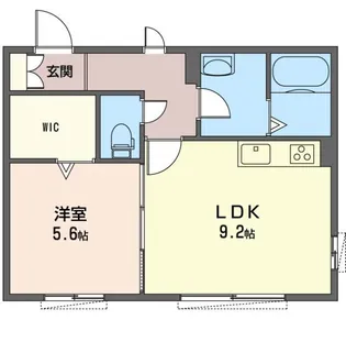 グリーンセント【1階】の間取り