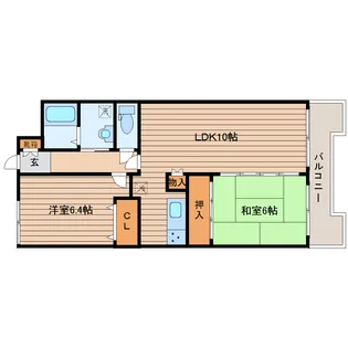 プルミエール泉【2階】の間取り