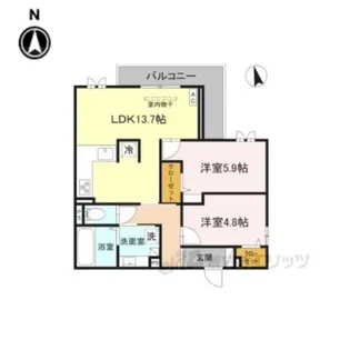 Fieldcourt【2階】の間取り