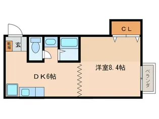 EKハイツII【2階】の間取り