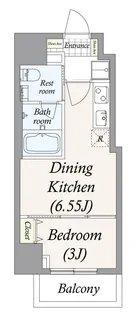 GRAN PASEO浅草【6階】の間取り