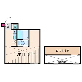 Chez Mer Or【1階】の間取り