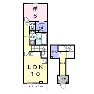 エレガンス メゾン II【2階】の間取り