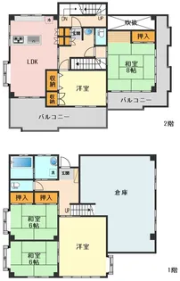 クロノス水元の間取り